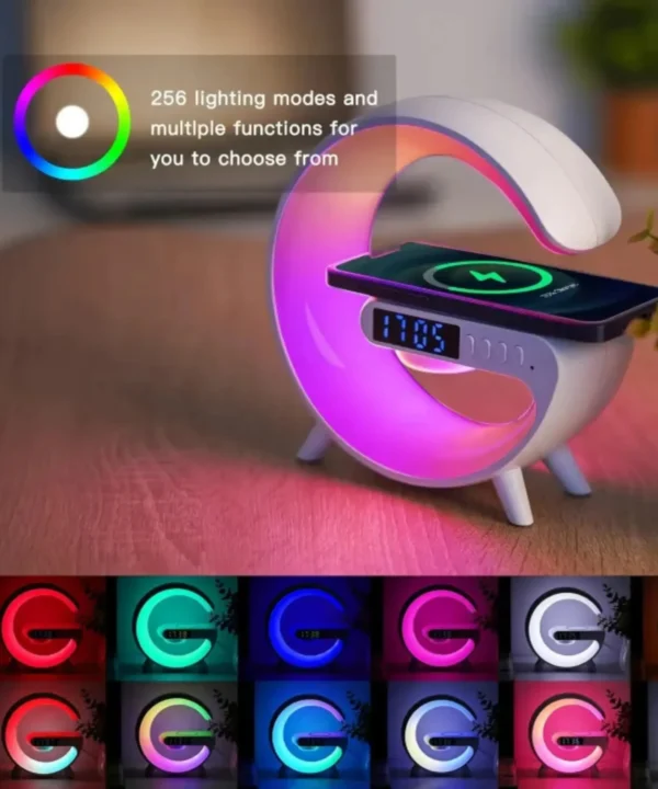 15W Wireless Charger Station – Multifunction RGB Desk Lamp