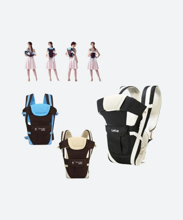 4 In 1 Baby Carrier Comfortable Sling Backpack | Baby Holding Strap Adjustable Carry Bag