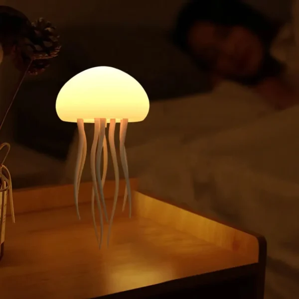 Aurora Mood Light – Creative Jellyfish Night Lamp, RGB LED, VoiceTouch Control