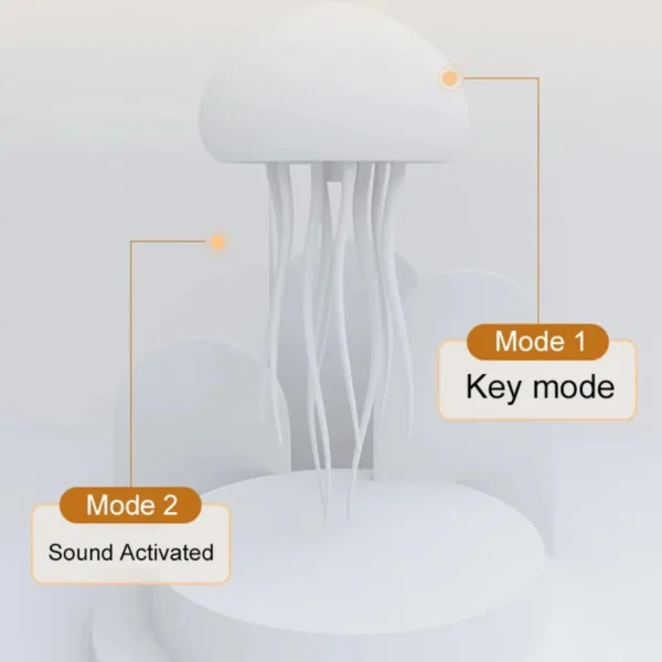 Aurora Mood Light – Creative Jellyfish Night Lamp, RGB LED, VoiceTouch Control