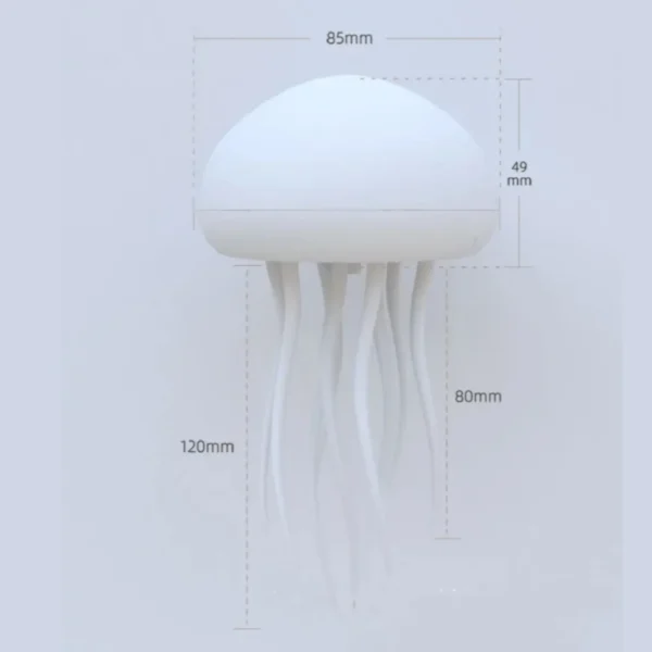 Aurora Mood Light – Creative Jellyfish Night Lamp, RGB LED, VoiceTouch Control