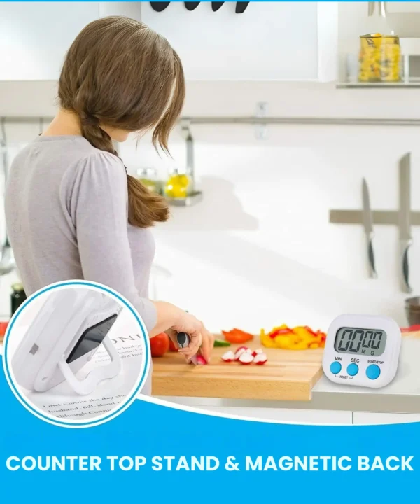 Basic Magnetic Pomodoro Technique Timer - White