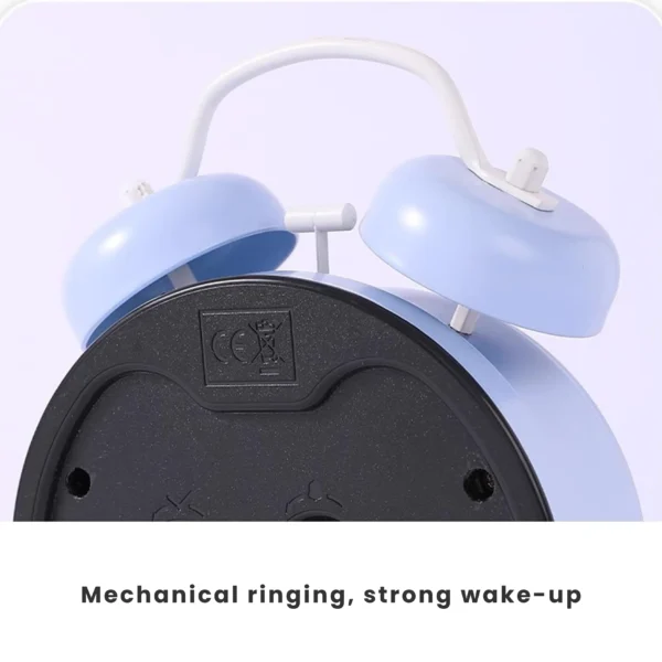 Metal Body Twin Bell Blue Color