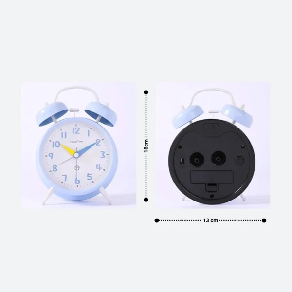 Metal Body Twin Bell Blue Color