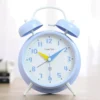 Metal Body Twin Bell Super Loud Alarm Clock - Cloud Blue