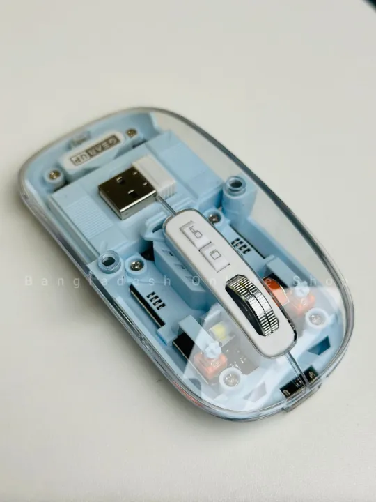 GearUP WM30 Transparent Bluetooth Wireless Mouse - Image 2
