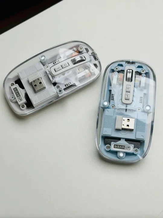 GearUP WM30 Transparent Bluetooth Wireless Mouse - Image 5