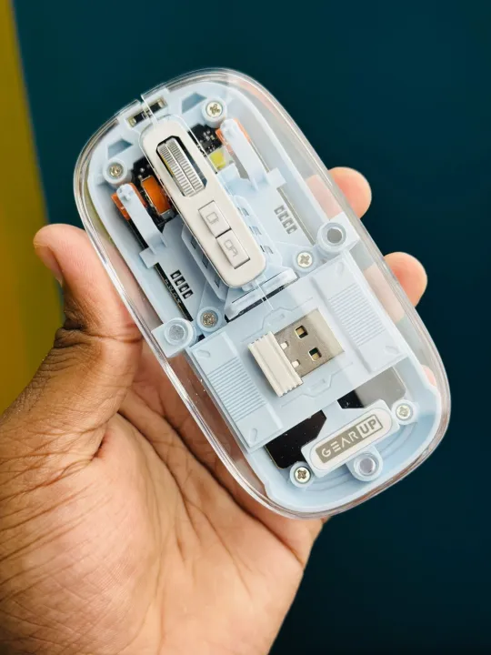 GearUP WM30 Transparent Bluetooth Wireless Mouse - Image 4