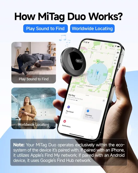 MiLi MiTag Duo Smart Finder for Android and iOS Devices - Image 9