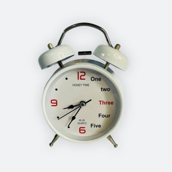 Retro Twin Bell Alarm Clock – Metal Body Premium Quality